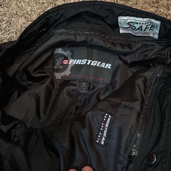 Women’s Sz 12 First Gear Motorcycle Riding Touring Pants, All Season, Black 🏍️ 🖤 - Picture 5 of 11